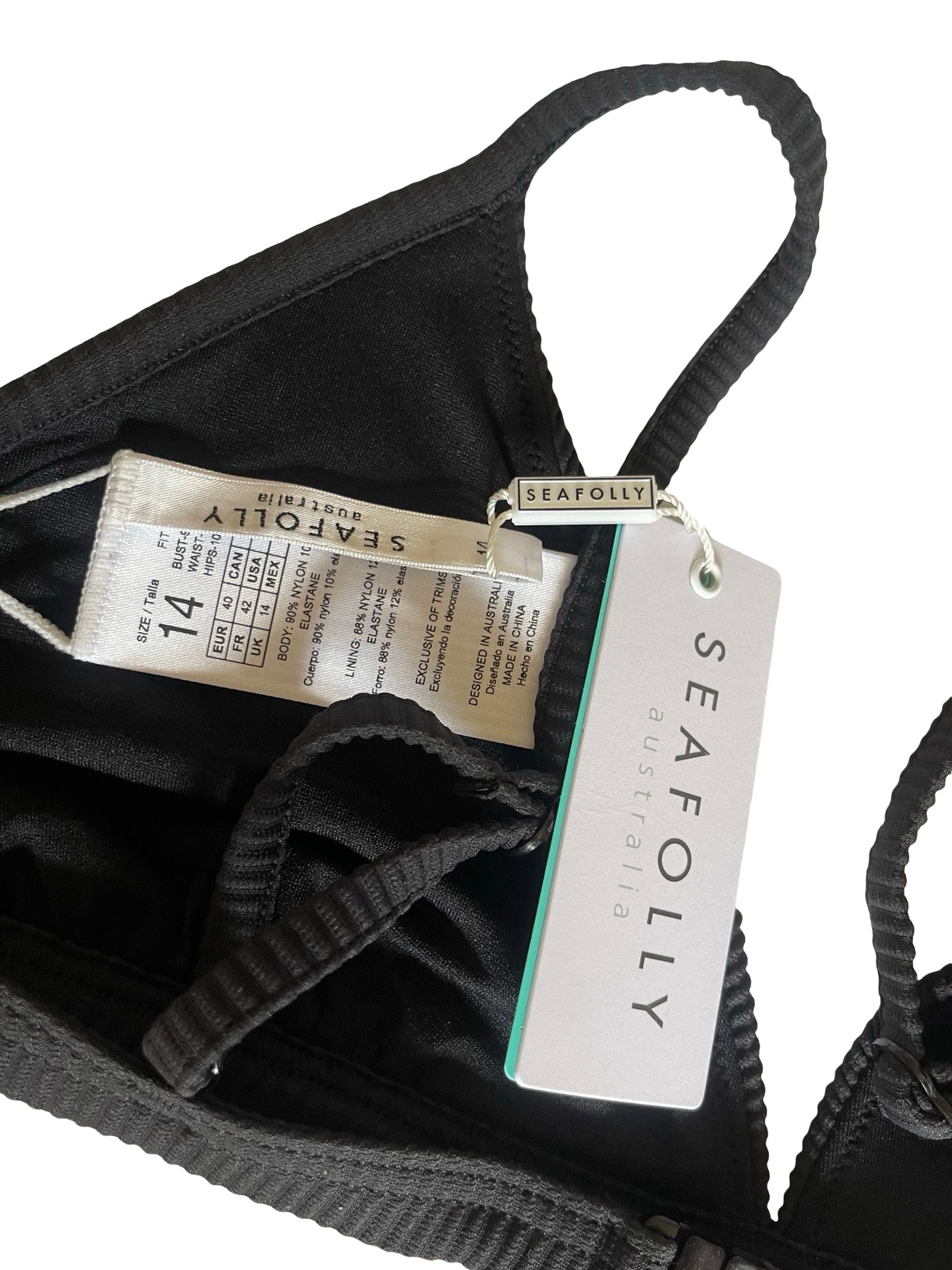 Seafolly Ribbed Bikini Top