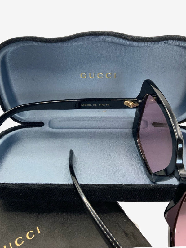 Gucci Square Sunglasses with Diamanté Logo