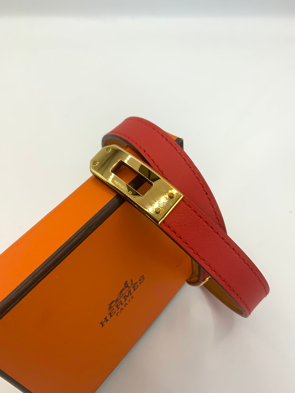Hermes H Bracelet Red