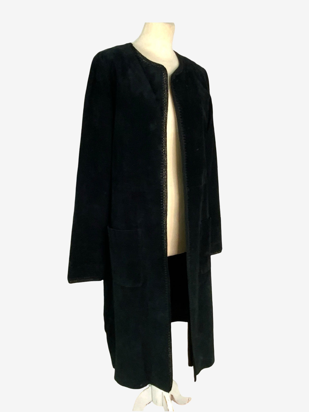 Linea Vintage Suede Midi Coat