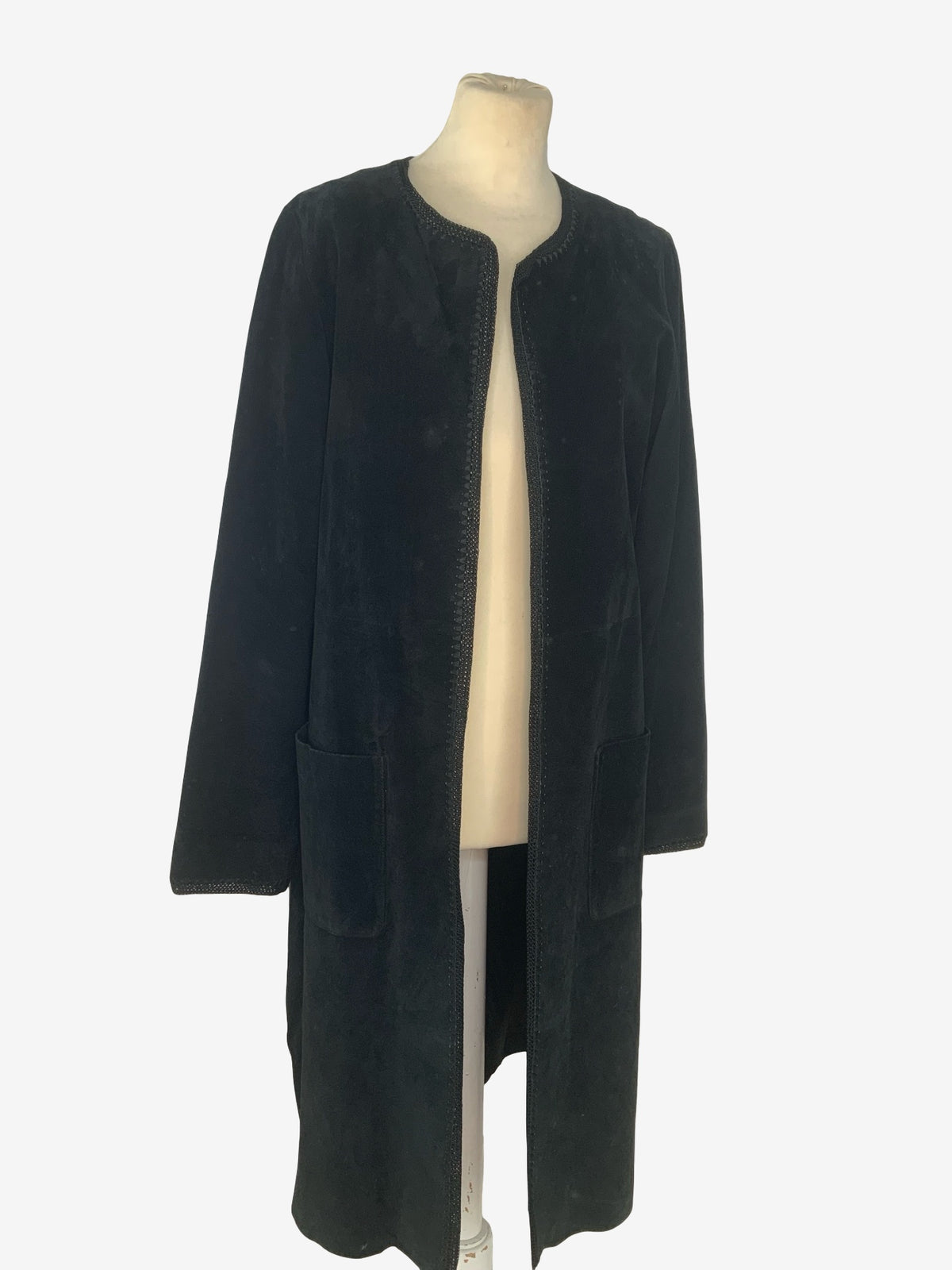 Linea Vintage Suede Midi Coat