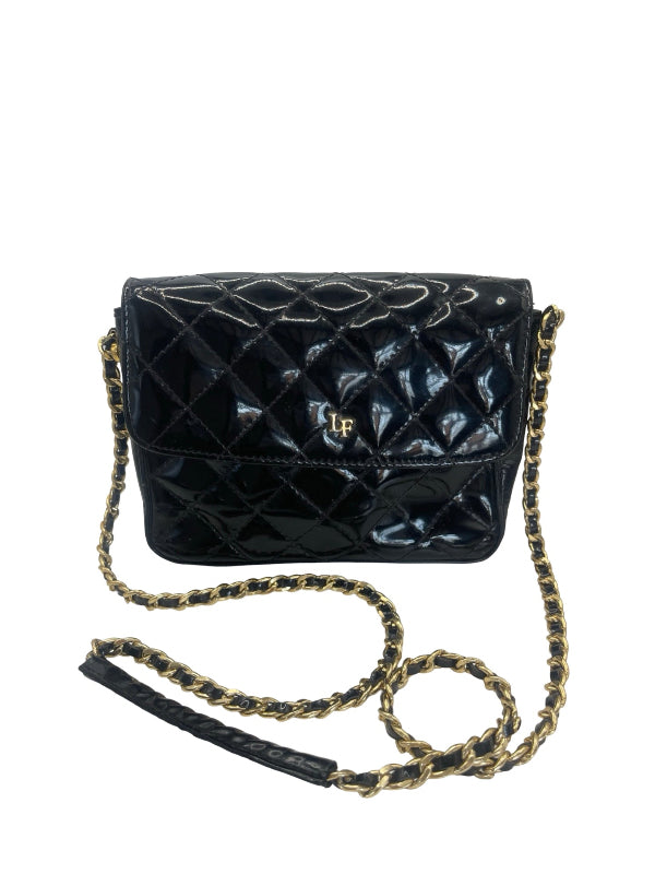 Louis Feraud Paris Patent Quilted Vintage Bag