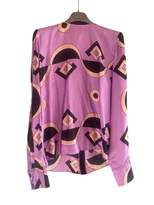 Marni Swirl Pattern Long Sleeve Top