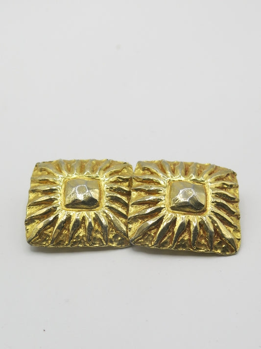 Jean Patou Clip On Earrings