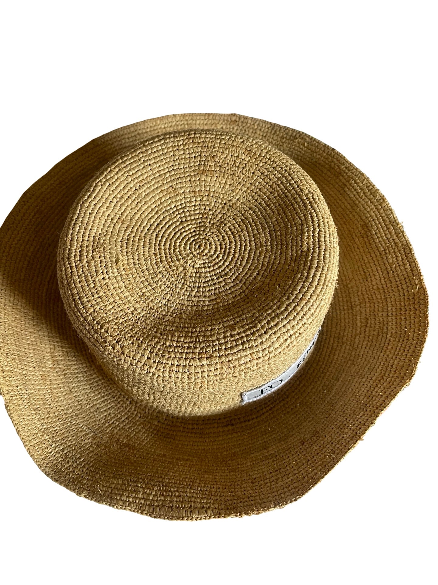 Ferragamo Straw Bucket Hat