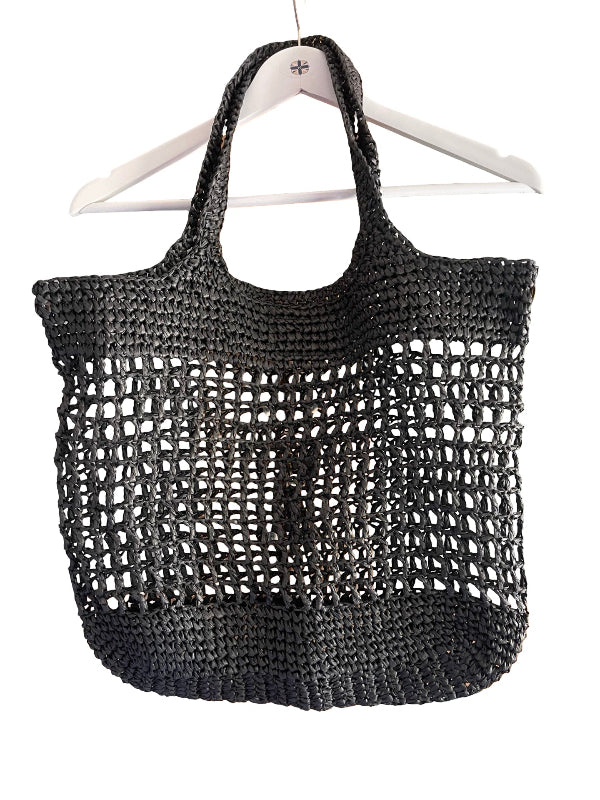 Raffia Double Handled Beach Tote Bag