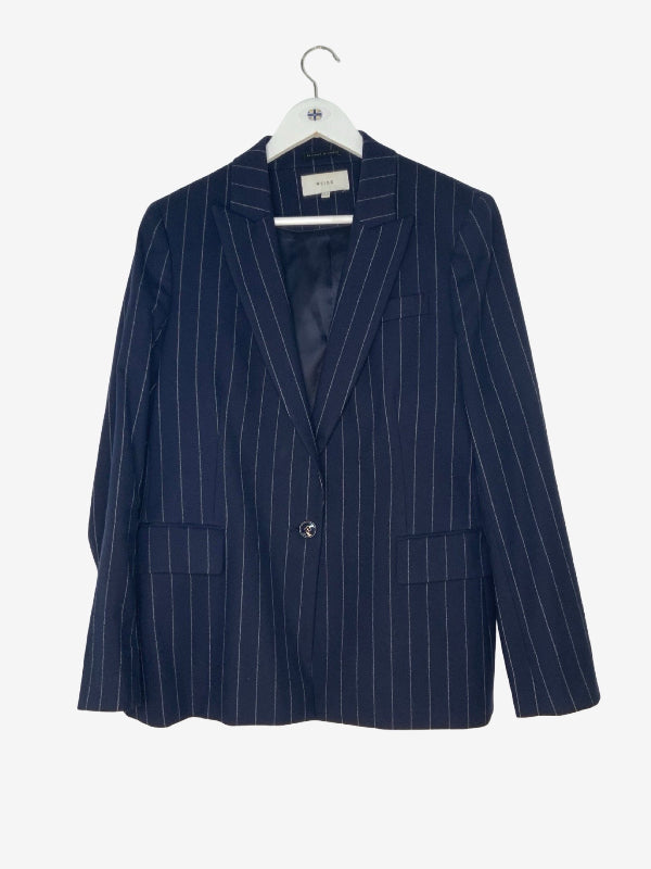 Reiss Blue Pinstripe Jacket