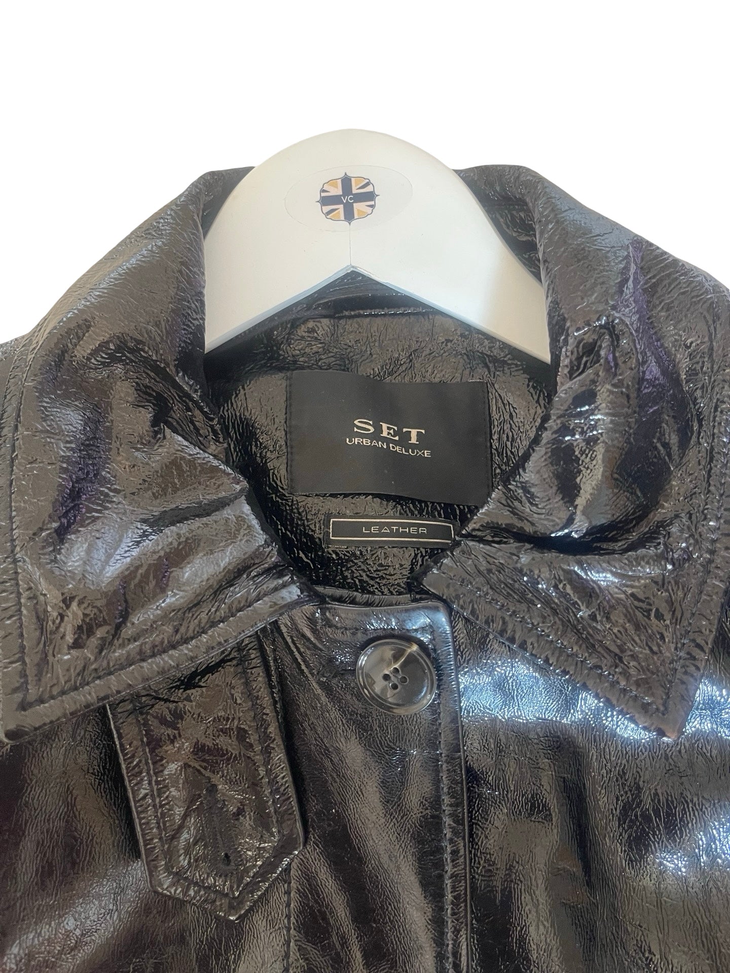 Set Urban Deluxe Patent Leather Jacket
