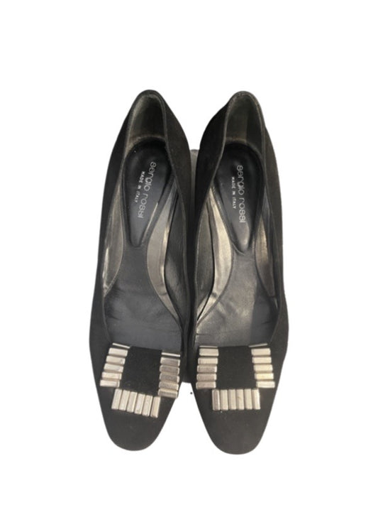 Sergio Rossi Low Heeled Court Shoes