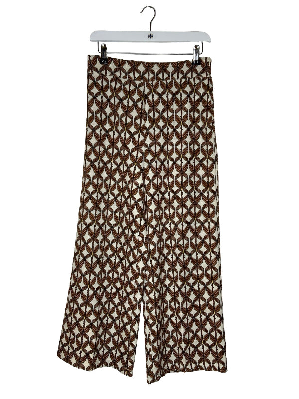 Suede Retro Stretch Flared Pants Made in Italy