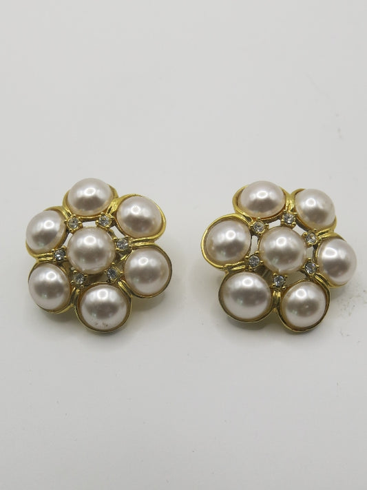 Butler and Wilson Pearl Earrings