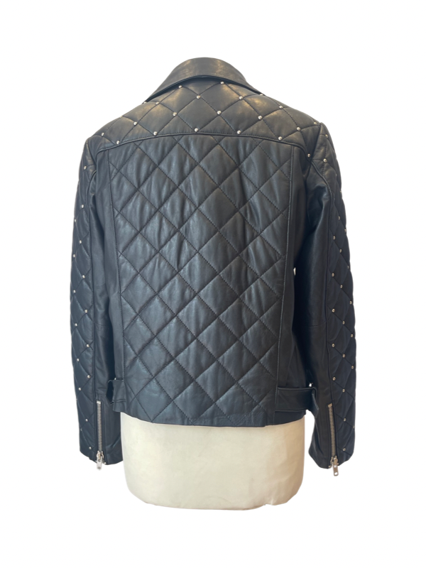 Yas leather 2025 biker jacket