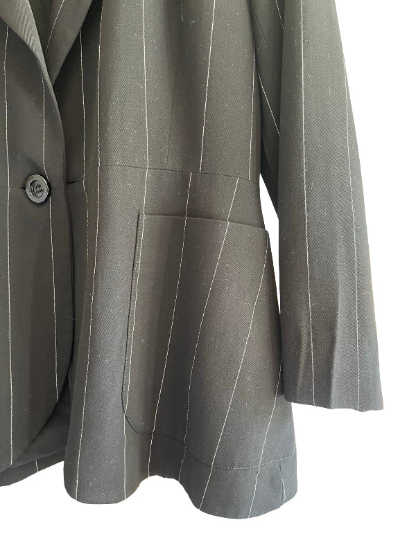 YSL Yves Saint Laurent Pinstripe Vintage Jacket Long