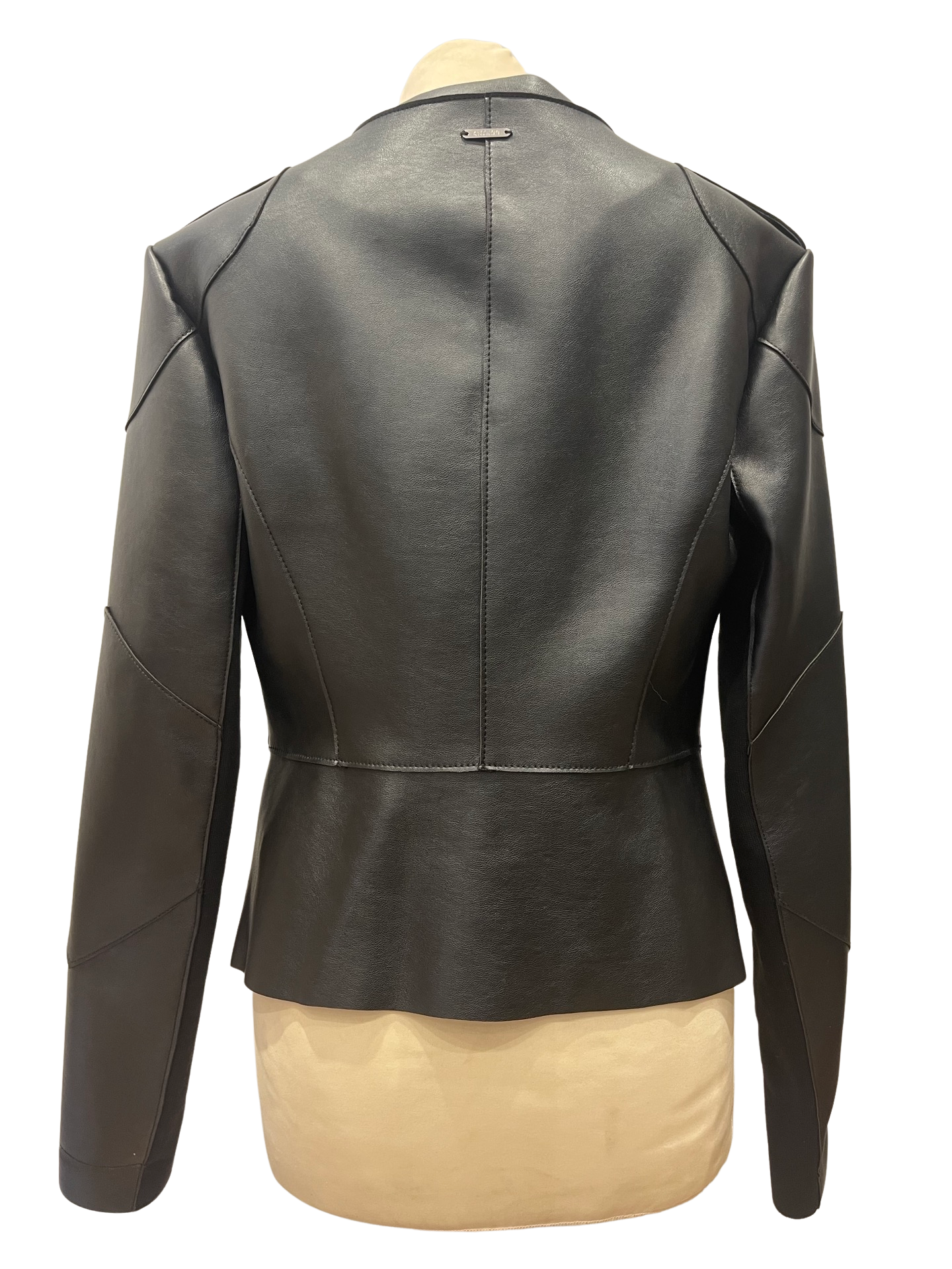 Guess Marciano Faux Leather Jacket Black