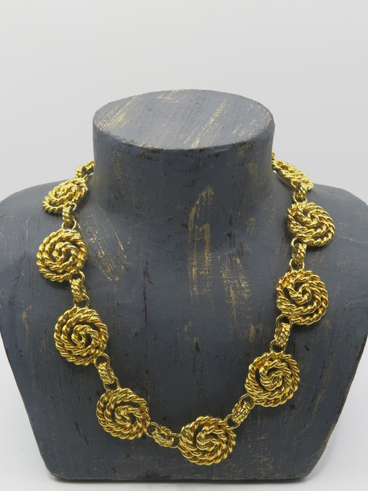 Anne Klein Statement Gold Necklace