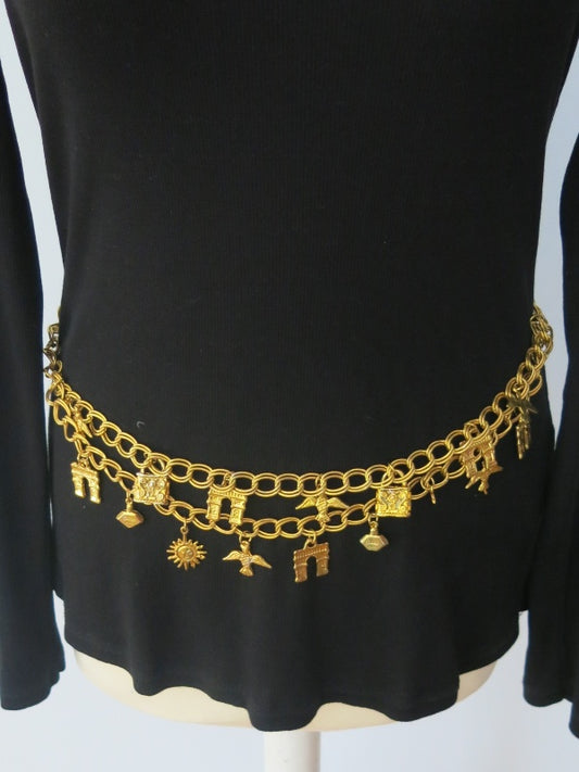 Balenciaga Chain Belt Signed