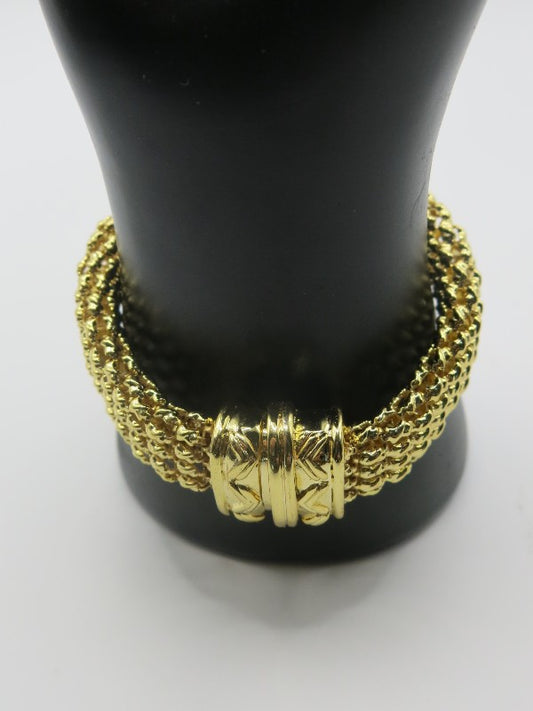 Chunky Gold Tone Bracelet