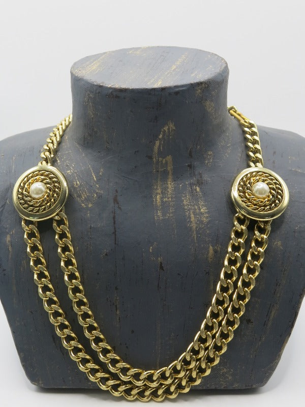 Gold Chain Belt Necklace