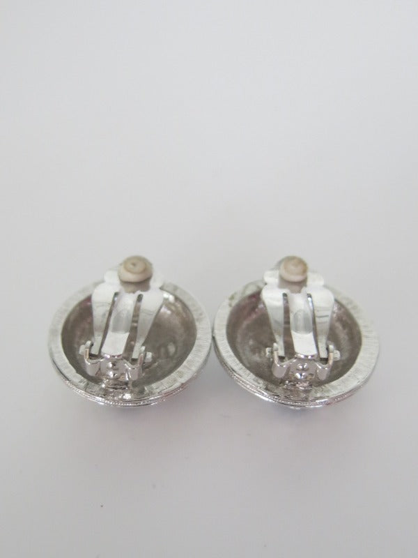 Sapphire Diamond Clip on Earrings