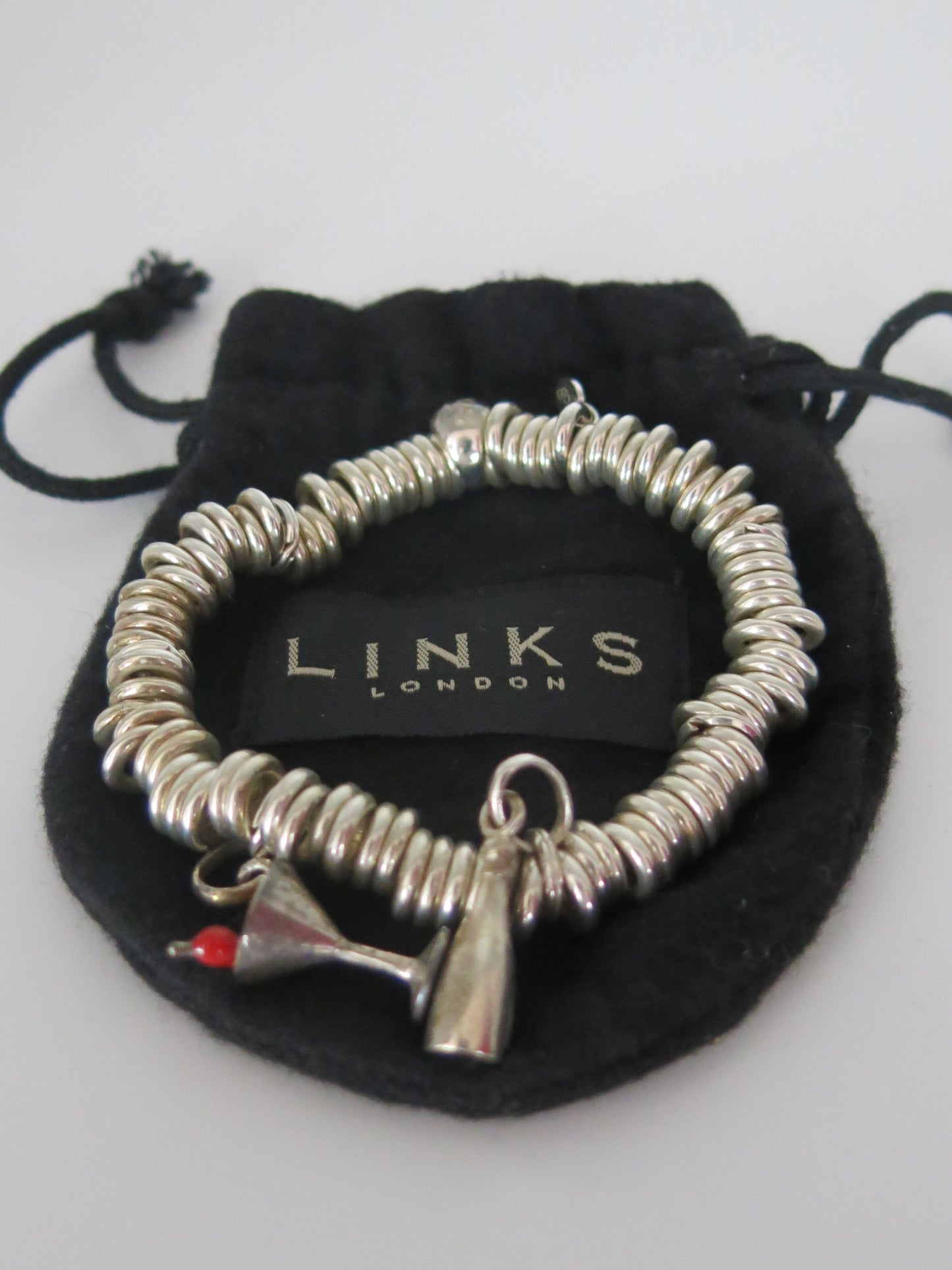 Links Of London Silver Charm Bracelet