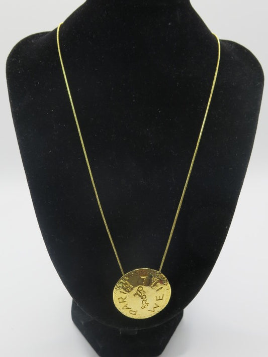 Weill Paris Vintage Button Necklace